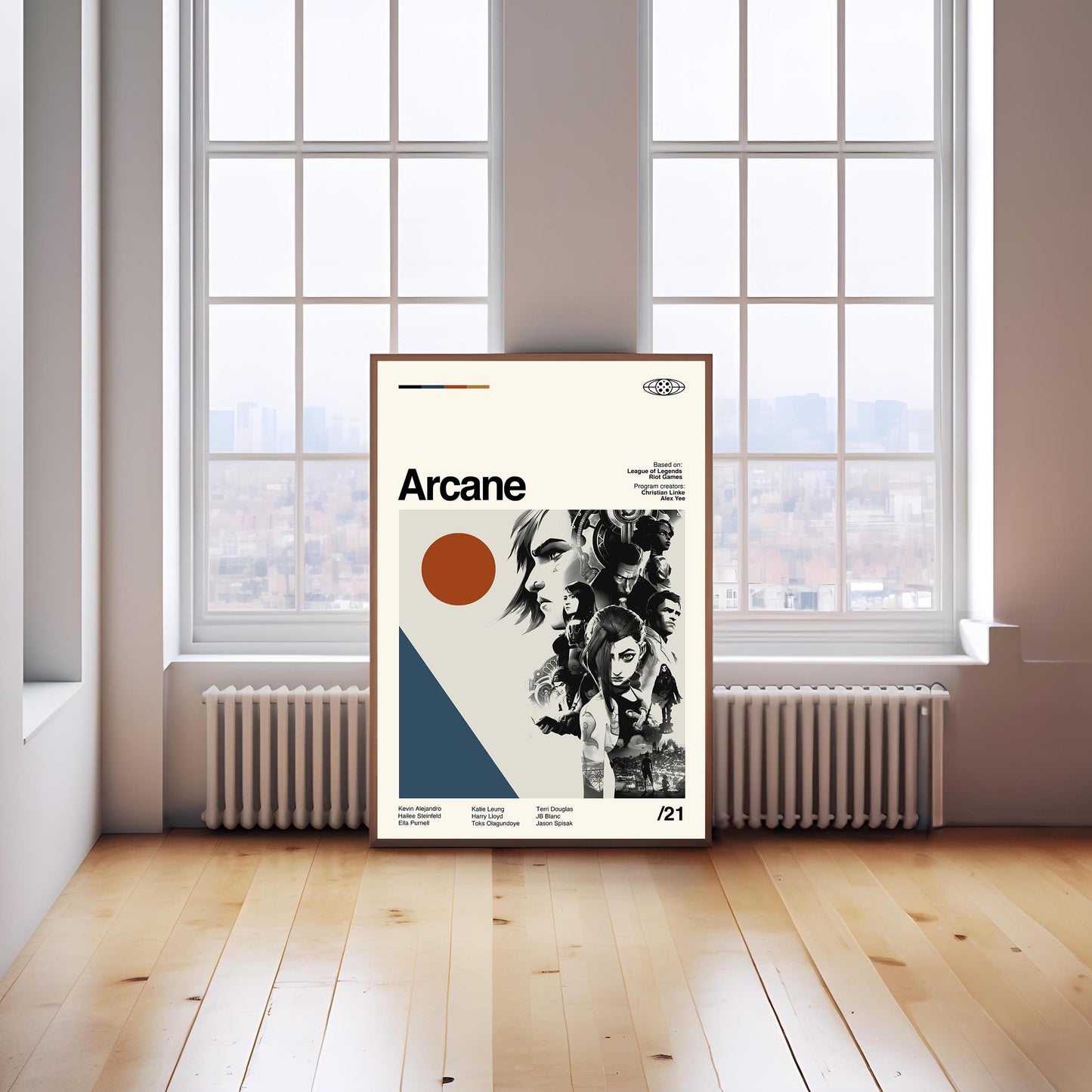 Arcane Poster - Movie Poster - Midcentury Modern Art - Minimalist Print - Retro Poster - Vintage Print Art - Wall Art - Gifts for him