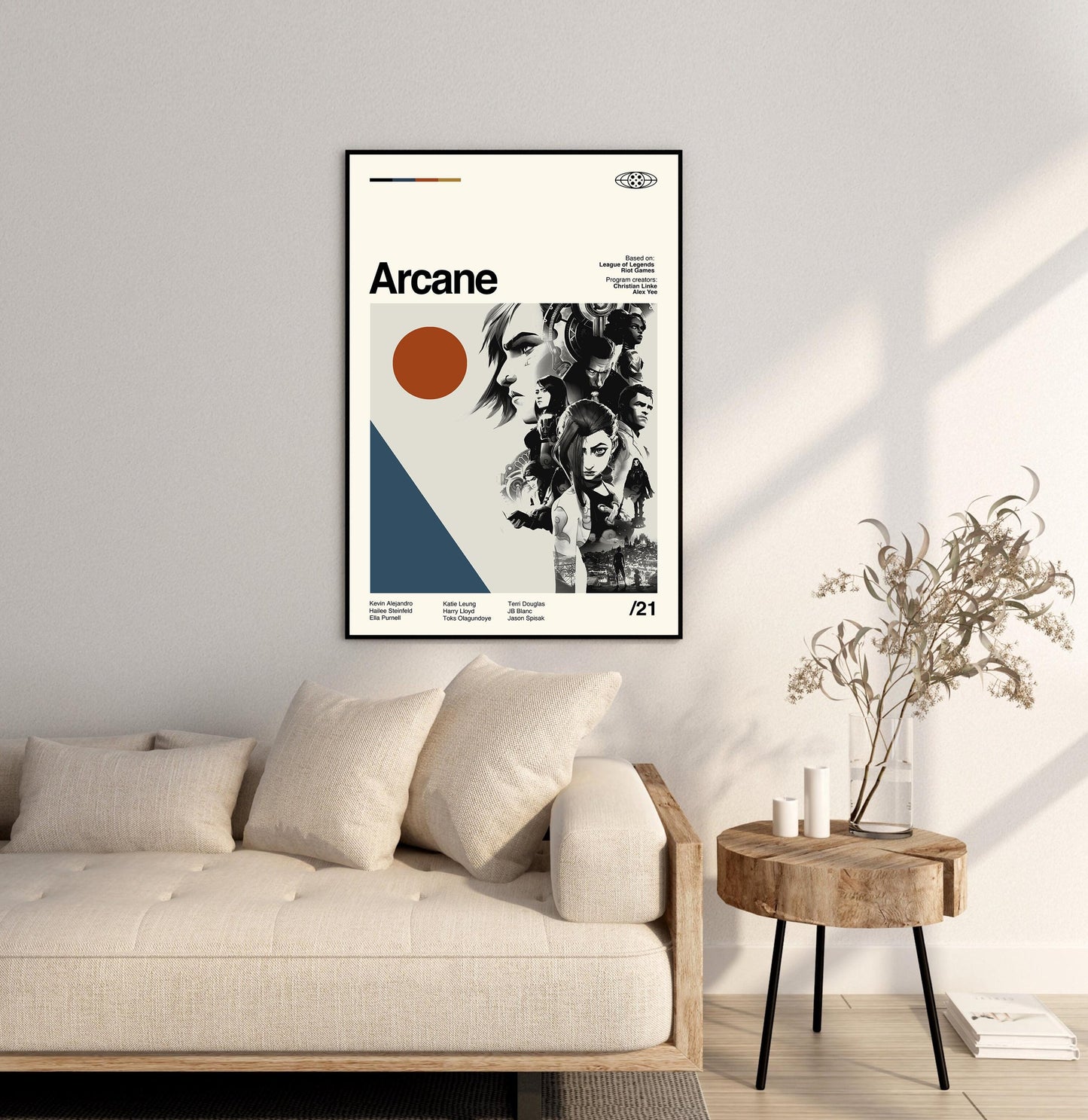 Arcane Poster - Movie Poster - Midcentury Modern Art - Minimalist Print - Retro Poster - Vintage Print Art - Wall Art - Gifts for him