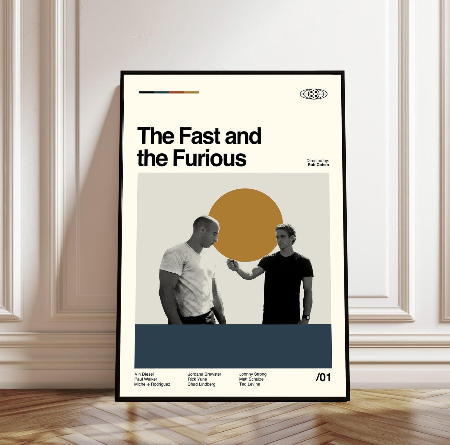 The Fast and the Furious Movie Poster - Minimalist Art Print