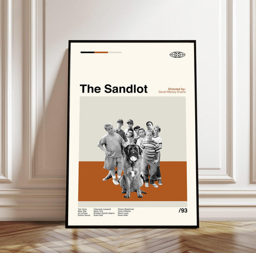 The Sandlot Movie Poster - Midcentury Modern Minimalist Print