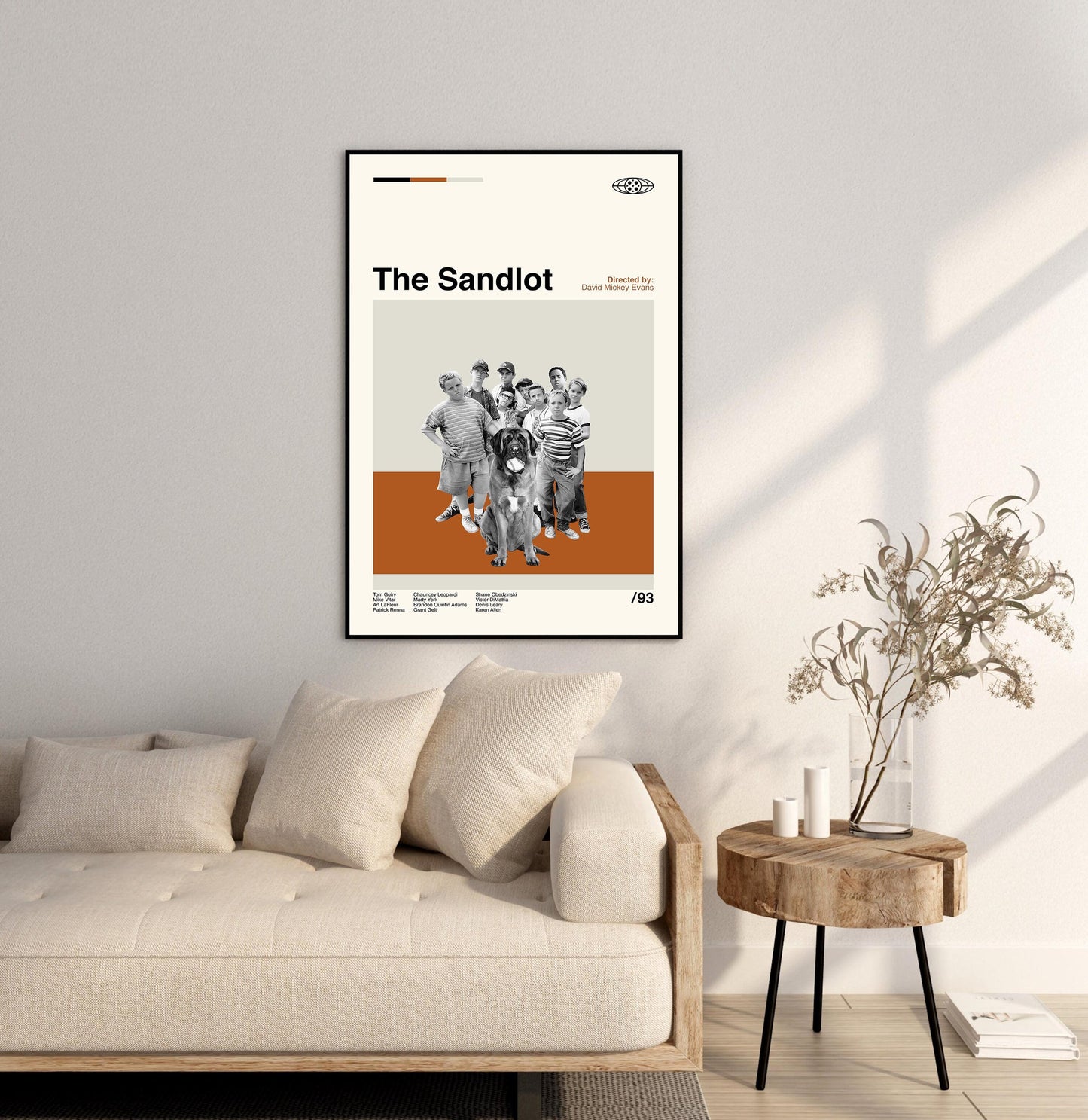 The Sandlot Movie Poster - Midcentury Modern Minimalist Print