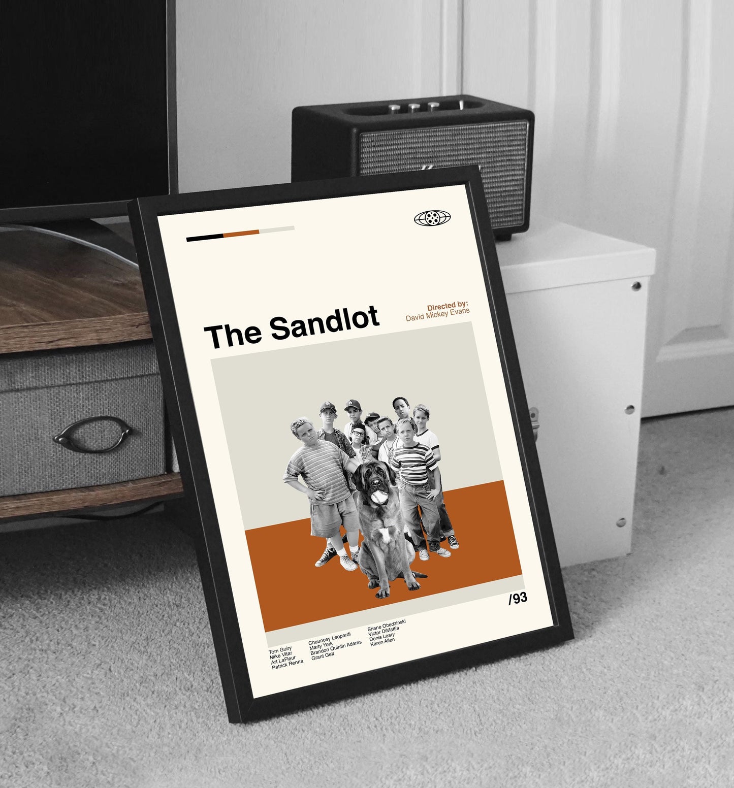 The Sandlot Movie Poster - Midcentury Modern Minimalist Print