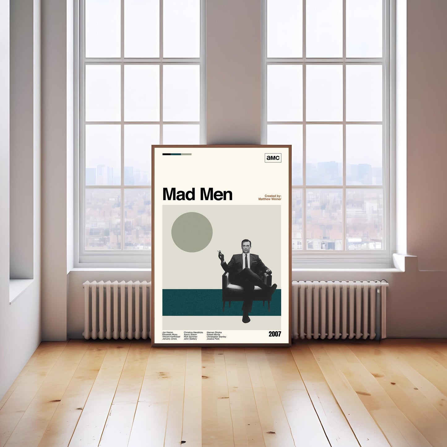 Mad Men Poster: Mid-Century Modern TV Series Art Print