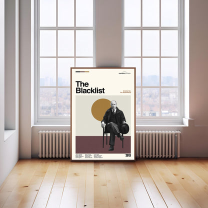 The Blacklist Poster – Mid-Century Modern TV Series Art