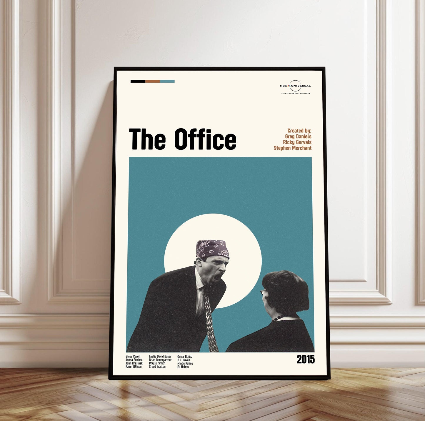 The Office Poster - Tv Series Poster - Midcentury Modern Art - Minimalist Print - Retro Poster - Vintage Print - Wall Art - Gift for him