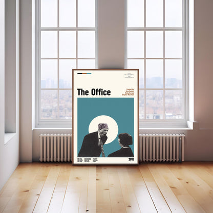 The Office Poster - Tv Series Poster - Midcentury Modern Art - Minimalist Print - Retro Poster - Vintage Print - Wall Art - Gift for him
