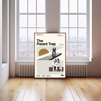 The Parent Trap Movie Poster: Mid-Century Modern Minimalist Art Print