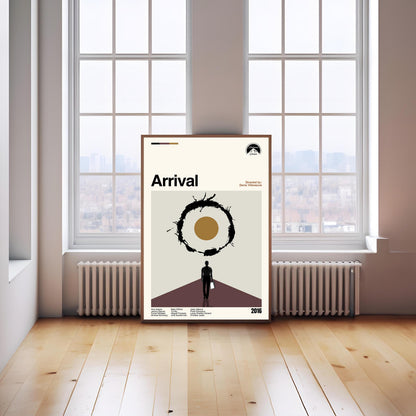 Arrival Movie Poster - Mid-Century Modern Minimalist Print