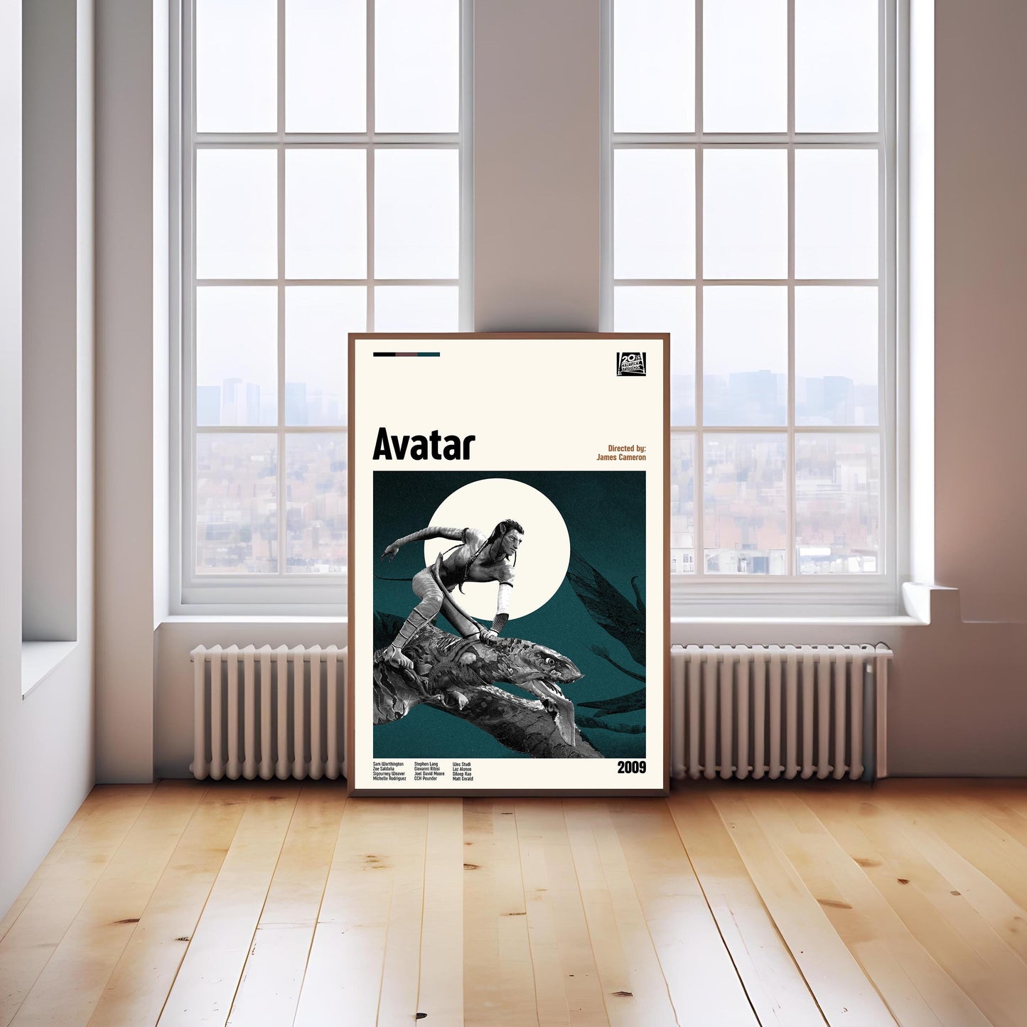 Avatar Poster - Movie Poster - Midcentury Modern Art - Minimalist Print - Retro Poster - Vintage Print Art - Wall Art - Gifts for him