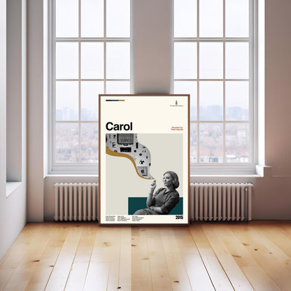 Carol Poster - Movie Poster - Midcentury Modern Art - Minimalist Print - Retro Poster - Vintage Print - Wall Art - Gifts for him