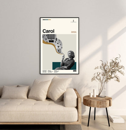 Carol Poster - Movie Poster - Midcentury Modern Art - Minimalist Print - Retro Poster - Vintage Print - Wall Art - Gifts for him
