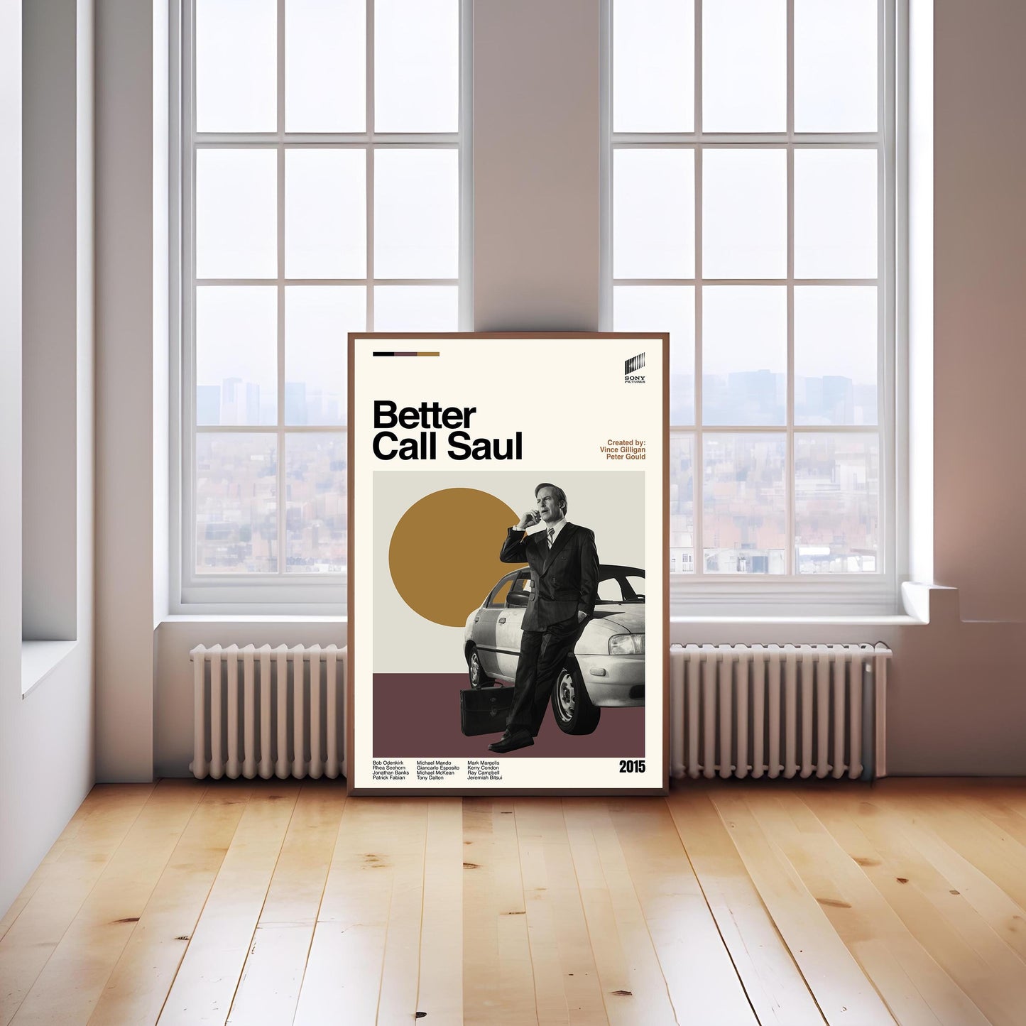 Better Call Saul Poster - Tv Series Poster - Midcentury Modern Art - Minimalist Print - Retro Poster - Vintage Print - Gifts for him
