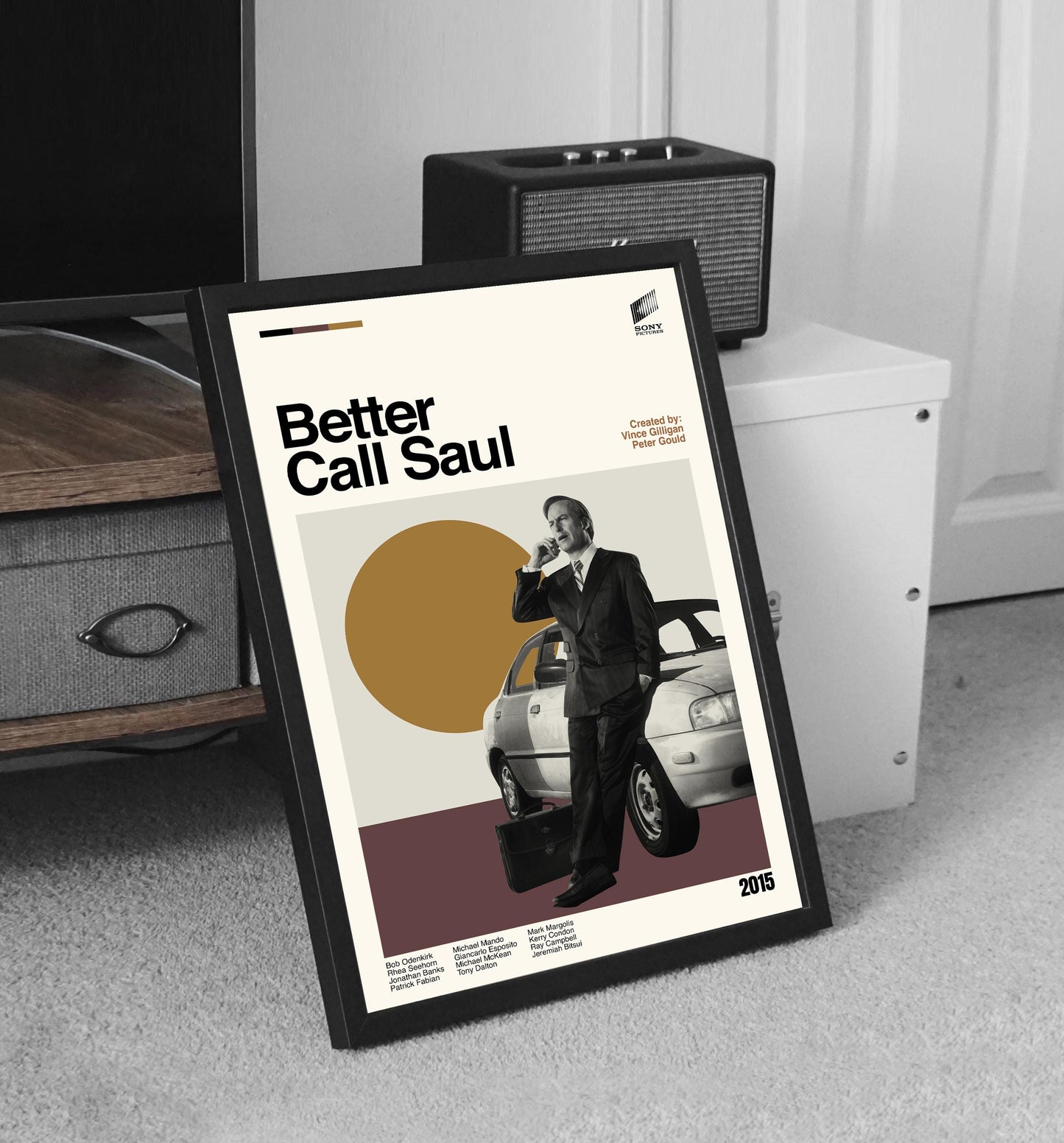 Better Call Saul Poster - Tv Series Poster - Midcentury Modern Art - Minimalist Print - Retro Poster - Vintage Print - Gifts for him