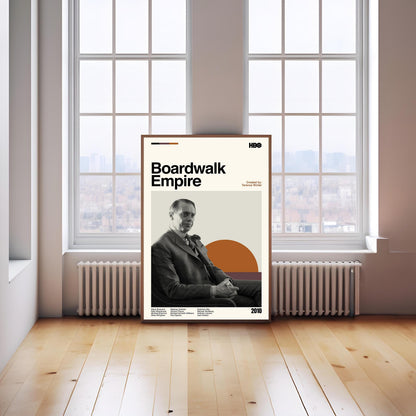 Boardwalk Empire Poster: Mid-Century Modern TV Series Art Print