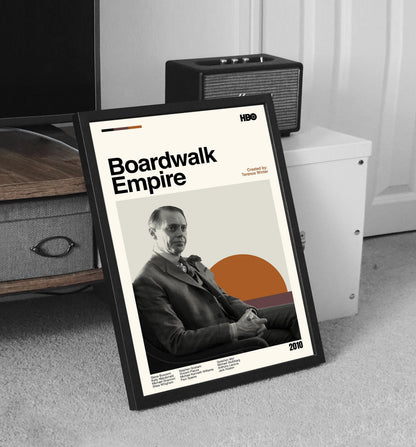 Boardwalk Empire Poster: Mid-Century Modern TV Series Art Print