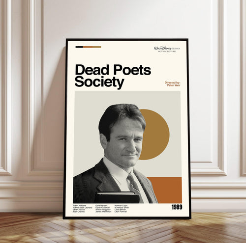 Dead Poets Society Poster - Movie Poster - Midcentury Modern Art - Minimalist Print - Retro Poster - Vintage Print Art - Gifts for him