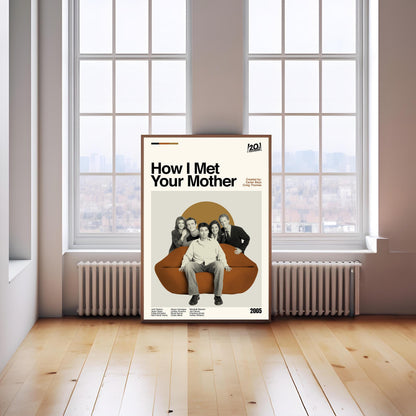 How I Met Your Mother Poster - Tv Series Poster - Midcentury Modern Art - Minimalist Print - Retro Poster - Vintage Print - Gifts for him