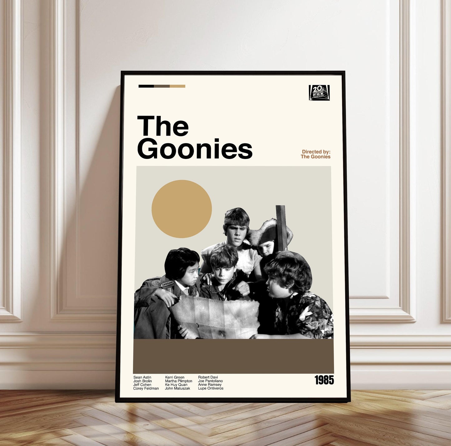 The Goonies Poster - Movie Poster - Midcentury Modern Art - Minimalist Print - Retro Poster - Vintage Print - Wall Art - Gifts for him