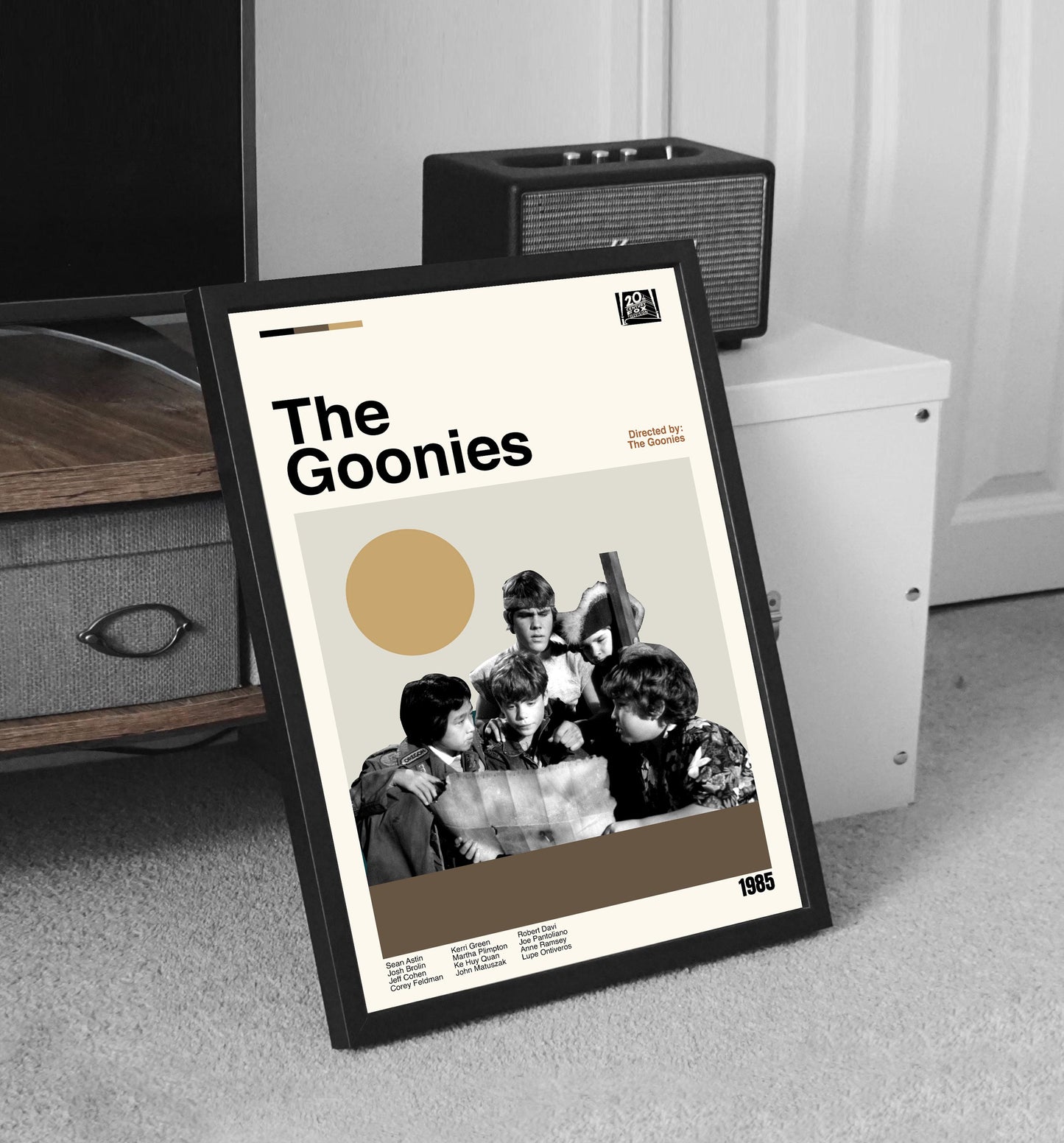 The Goonies Poster - Movie Poster - Midcentury Modern Art - Minimalist Print - Retro Poster - Vintage Print - Wall Art - Gifts for him