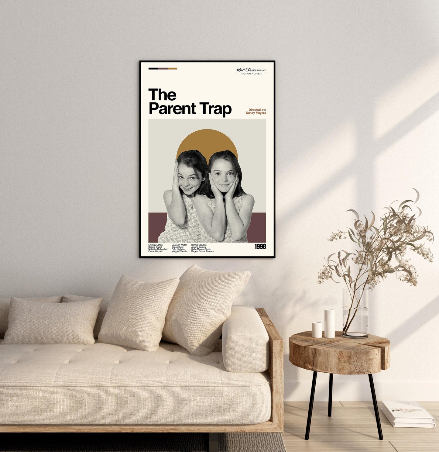 The Parent Trap Poster - Movie Poster - Midcentury Modern Art - Minimalist Print - Retro Poster - Vintage Print - Gifts for him