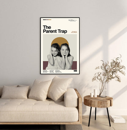 The Parent Trap Poster - Movie Poster - Midcentury Modern Art - Minimalist Print - Retro Poster - Vintage Print - Gifts for him