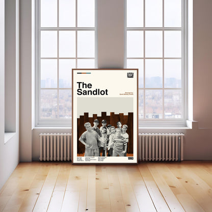 The Sandlot Movie Poster - Mid-Century Modern Minimalist Print