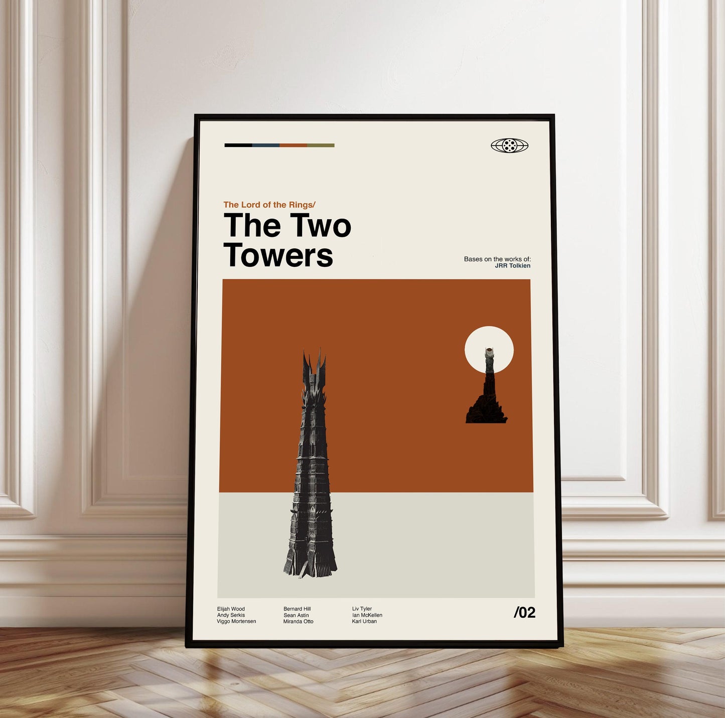 Custom Movie Poster - Midcentury Modern Minimalist Print (Digital Download)