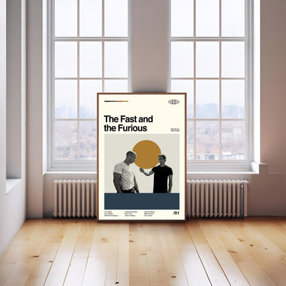 The Fast and the Furious Movie Poster - Minimalist Art Print