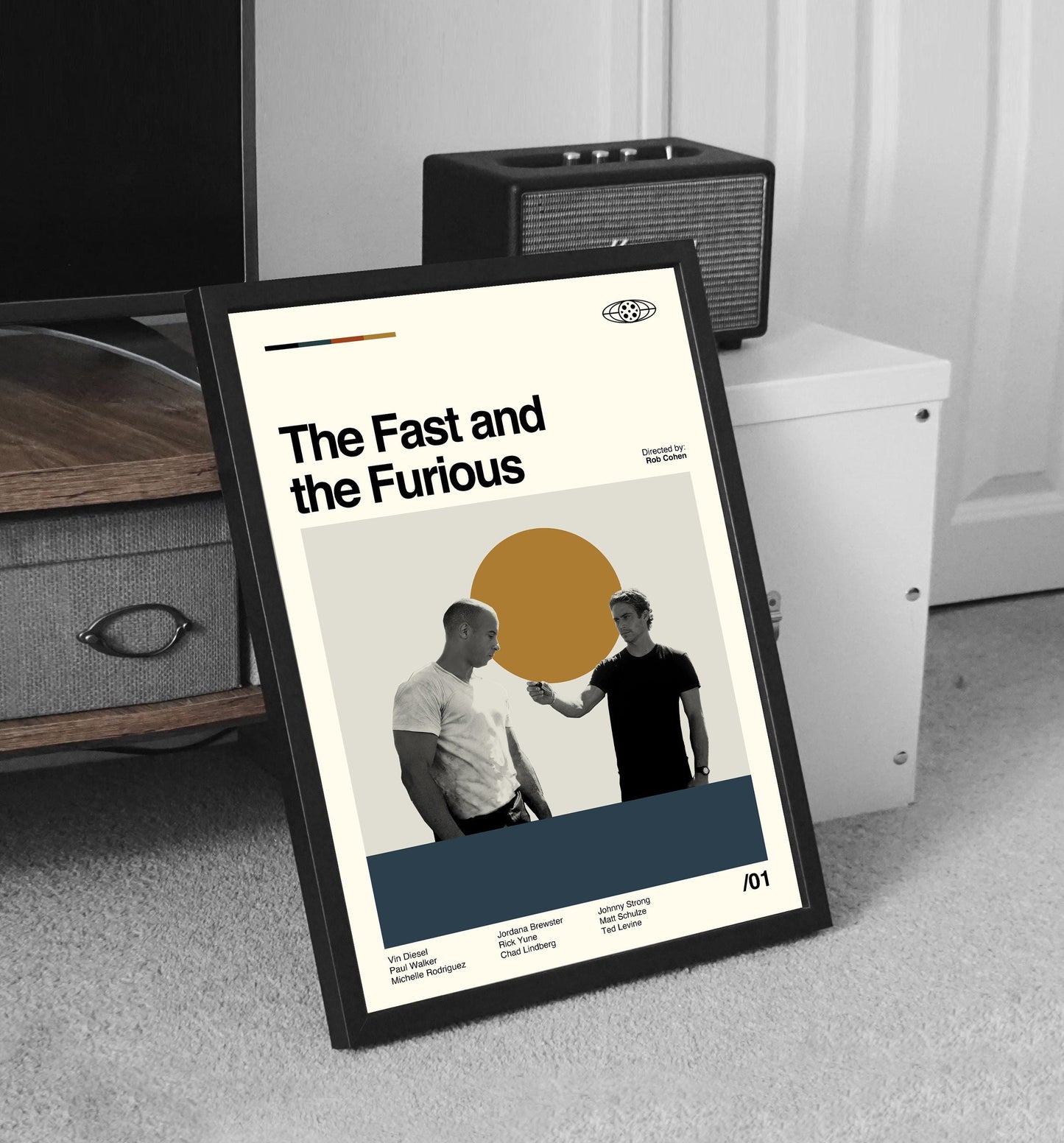 The Fast and the Furious Movie Poster - Minimalist Art Print