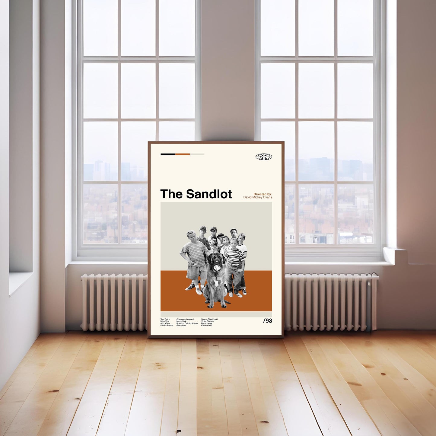 The Sandlot Movie Poster - Midcentury Modern Minimalist Print