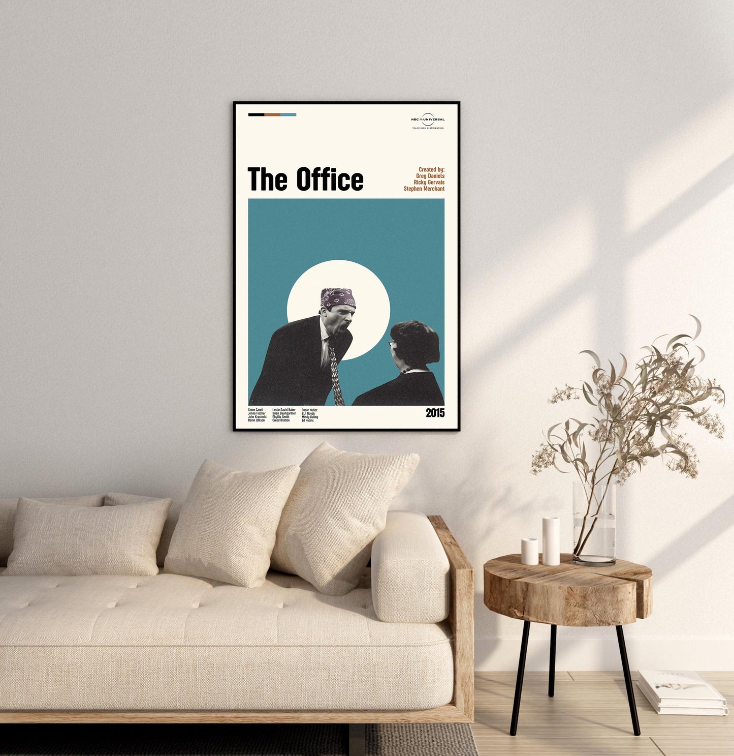 The Office Poster - Tv Series Poster - Midcentury Modern Art - Minimalist Print - Retro Poster - Vintage Print - Wall Art - Gift for him