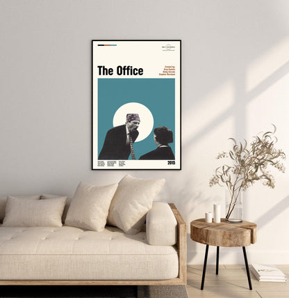 The Office Poster - Tv Series Poster - Midcentury Modern Art - Minimalist Print - Retro Poster - Vintage Print - Wall Art - Gift for him