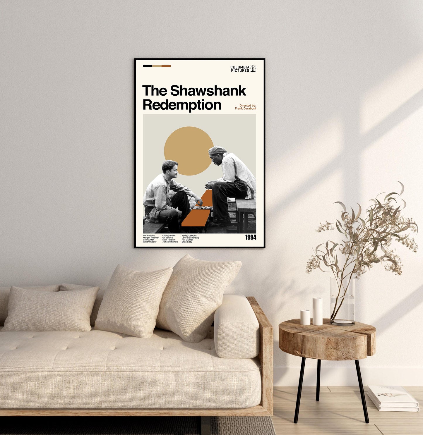 The Shawshank Redemption Poster: Minimalist Movie Art Print