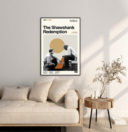 The Shawshank Redemption Poster: Minimalist Movie Art Print