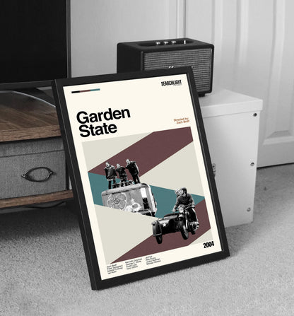 Garden State Movie Poster – Midcentury Modern Art Print