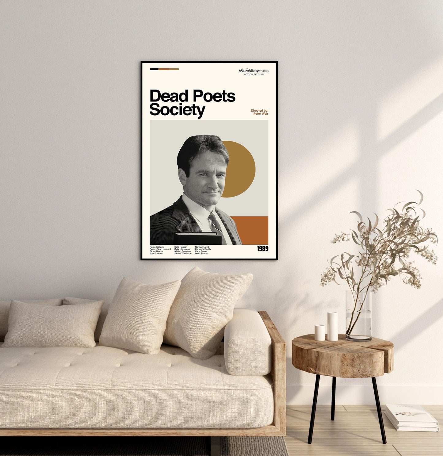 Dead Poets Society Poster - Movie Poster - Midcentury Modern Art - Minimalist Print - Retro Poster - Vintage Print Art - Gifts for him