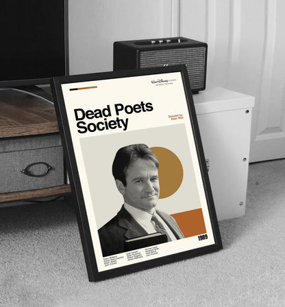 Dead Poets Society Poster - Movie Poster - Midcentury Modern Art - Minimalist Print - Retro Poster - Vintage Print Art - Gifts for him