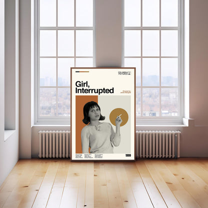 Girl, Interrupted Movie Poster, Mid-Century Modern Minimalist Print