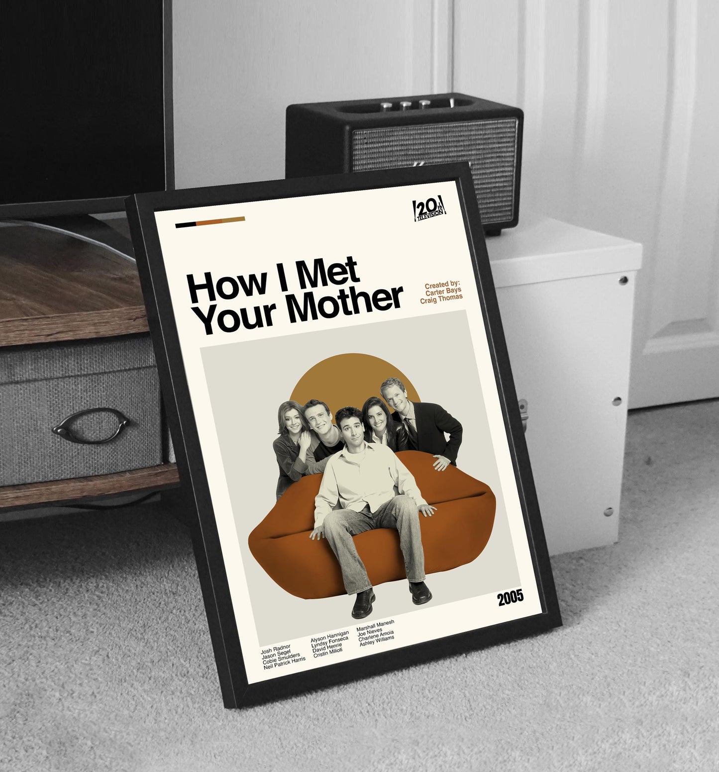 How I Met Your Mother Poster - Tv Series Poster - Midcentury Modern Art - Minimalist Print - Retro Poster - Vintage Print - Gifts for him