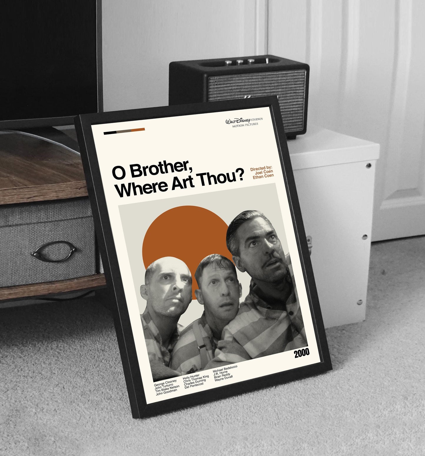 O Brother, Where Art Thou? Poster - Movie Poster - Midcentury Modern Art - Minimalist Print - Retro Poster - Vintage Print - Gifts for him