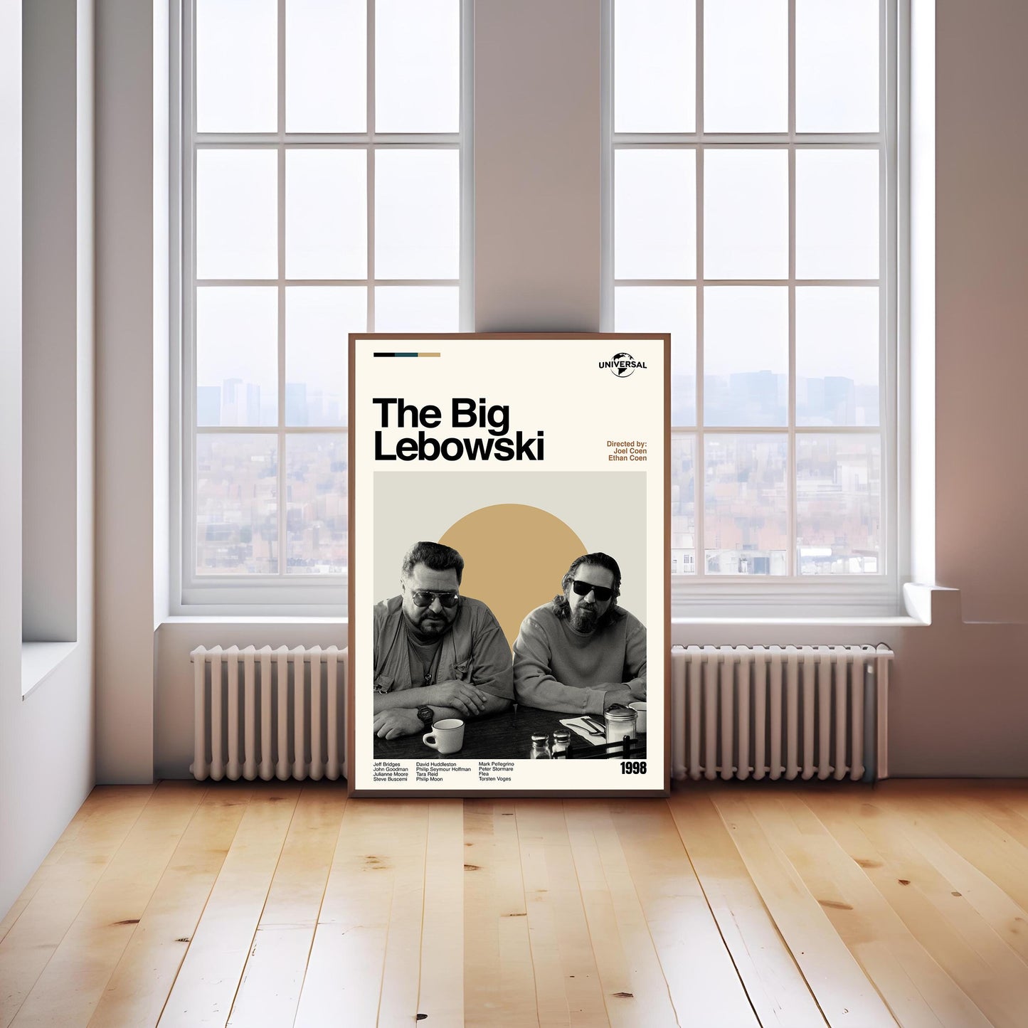 The Big Lebowski Poster - Movie Poster - Midcentury Modern Art - Minimalist Print - Retro Poster - Vintage Print - Wall Art - Gift for him