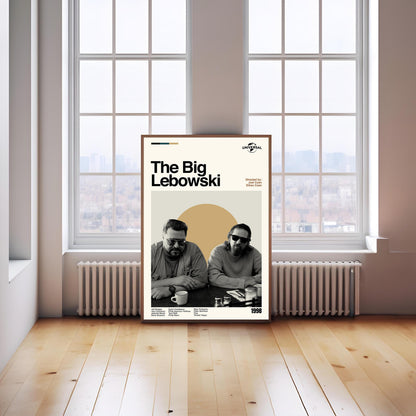 The Big Lebowski Poster - Movie Poster - Midcentury Modern Art - Minimalist Print - Retro Poster - Vintage Print - Wall Art - Gift for him