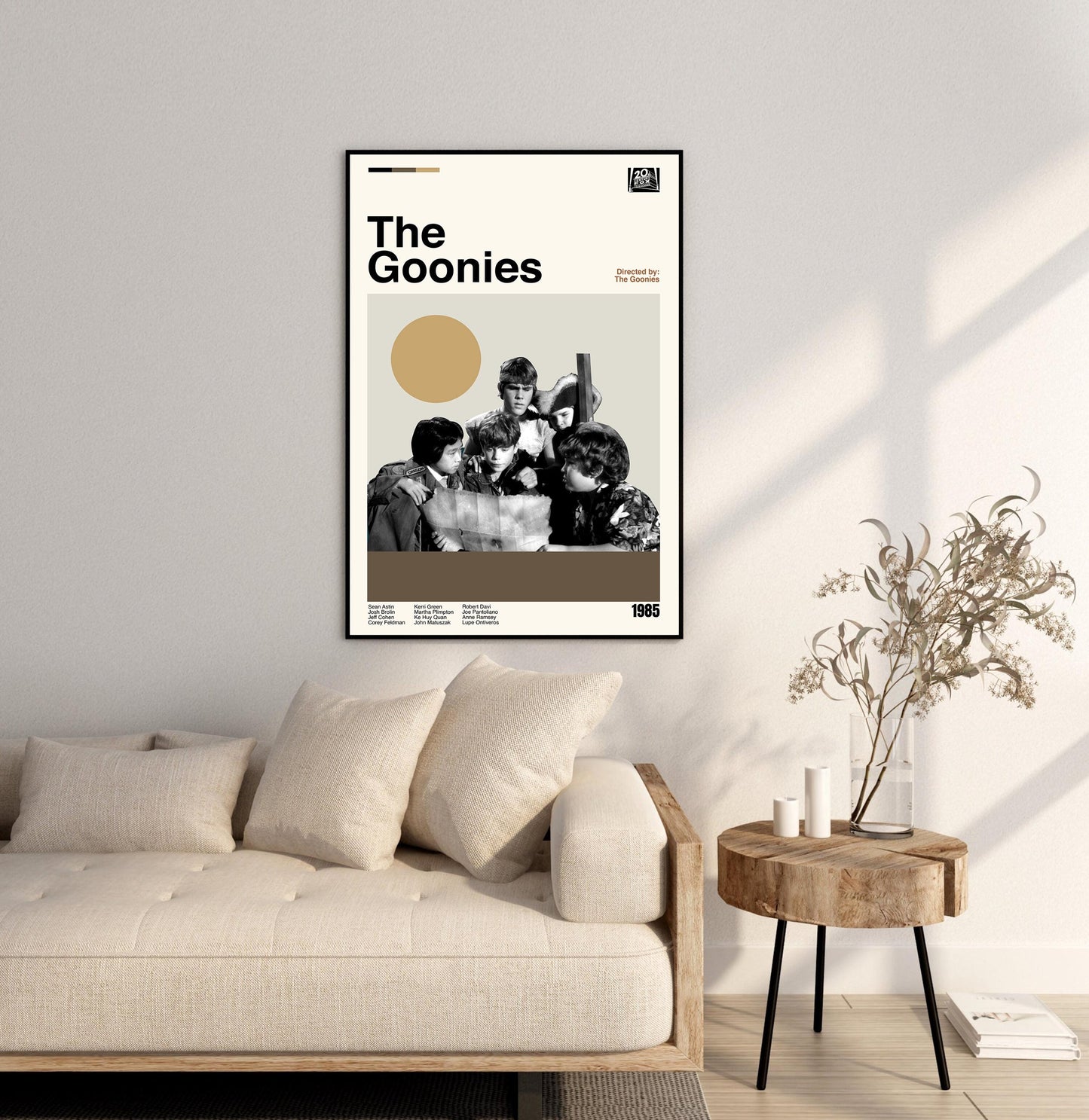 The Goonies Poster - Movie Poster - Midcentury Modern Art - Minimalist Print - Retro Poster - Vintage Print - Wall Art - Gifts for him
