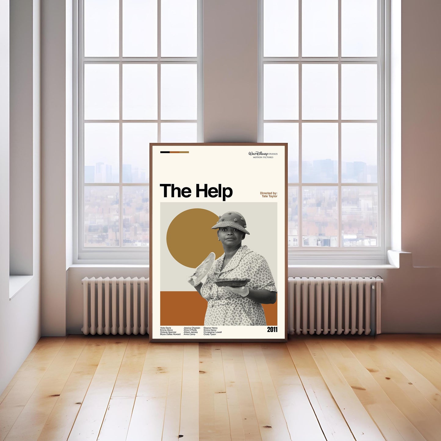 The Help Poster - Movie Poster - Midcentury Modern Art - Minimalist Print - Retro Poster - Vintage Print Art - Wall Art - Gift for him