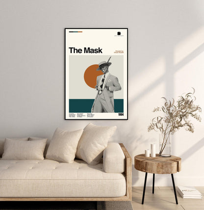 The Mask Movie Poster – Mid-Century Modern Minimalist Art Print