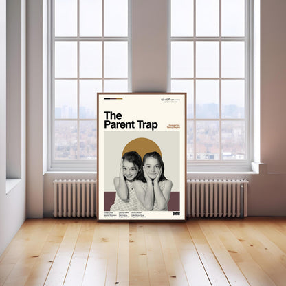 The Parent Trap Poster - Movie Poster - Midcentury Modern Art - Minimalist Print - Retro Poster - Vintage Print - Gifts for him