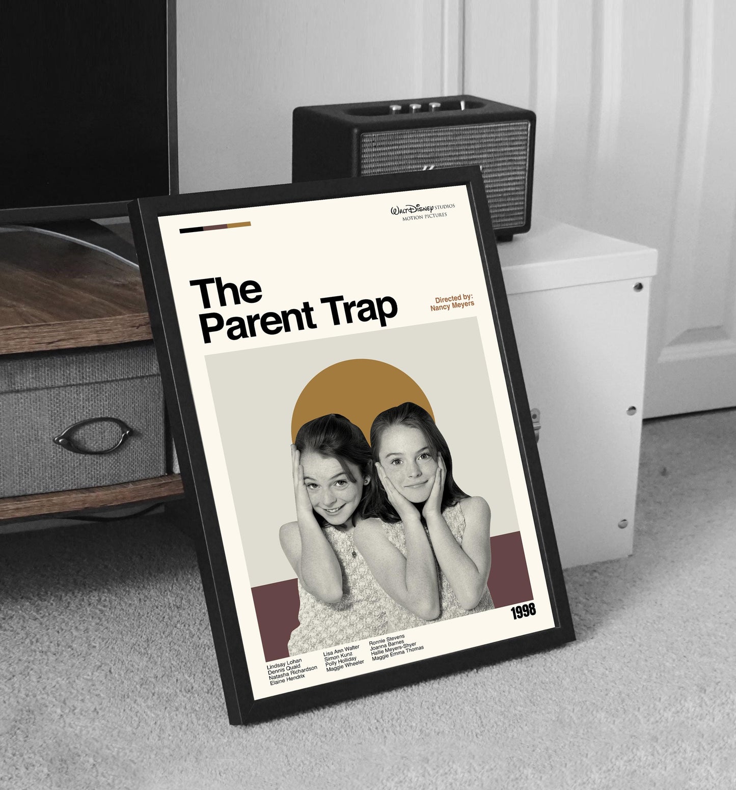 The Parent Trap Poster - Movie Poster - Midcentury Modern Art - Minimalist Print - Retro Poster - Vintage Print - Gifts for him