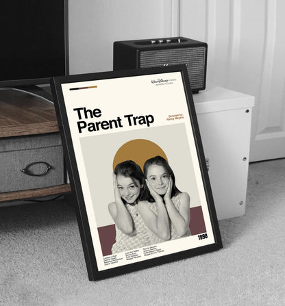 The Parent Trap Poster - Movie Poster - Midcentury Modern Art - Minimalist Print - Retro Poster - Vintage Print - Gifts for him