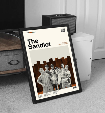 The Sandlot Movie Poster - Mid-Century Modern Minimalist Print